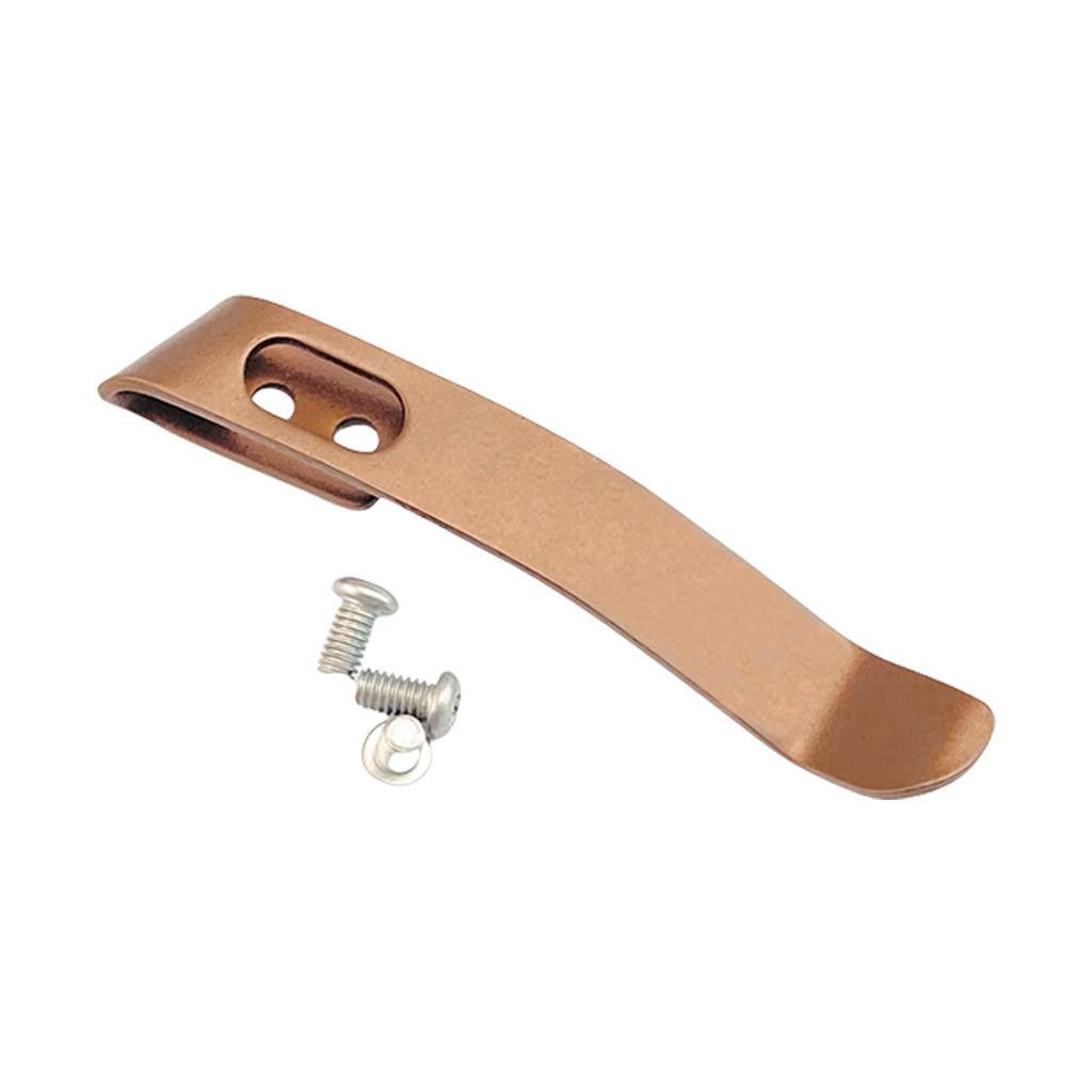 Rustproof 420 Grade Metal Pockets Clip Cutter Clip Accessories For Secure Cutter Mounting And Convenient Everyday Carry