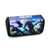 Cute Fortnite Cartoon Flip Pencil Pouch, Unisex Kids Aged 6-14 Portable Printed Stationery Case for School Daily Use