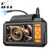 Industrial Endoscope Camera 4.3inch IPS Screen 8mm HD1080P IP67 Waterproof 8 LED Light Inspection Borescope for Pipe Car Repair
