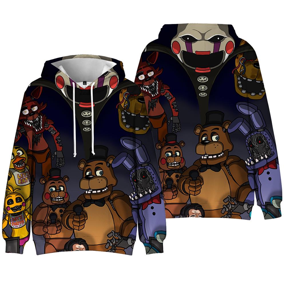 

П ять ночей з Фредді Чоловічий повсякденний худі світшот худі пуловер унісекс оверсайз світшот S