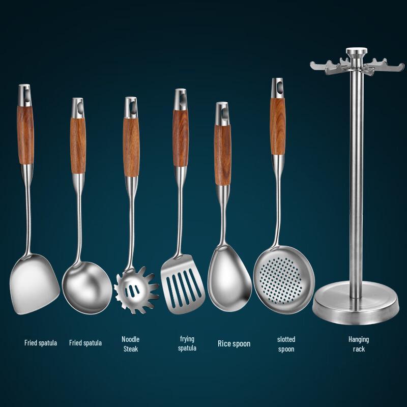 316 Stainless Steel Rosewood Handle Frying Spatula