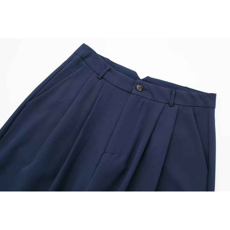 Kaslead Women's Clothing Slim Looking High Waist Casual Loose Pants