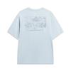 Li-Ning Round Neck Letter Pattern Couple Loose T-Shirt Unisex Tops AHSW407-2