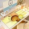 Kawaii Kkogepan Mouse Pad Large Nonslip Waterproof Mat Stitched Edge Keyboard Pad For Gaming Daily Office
