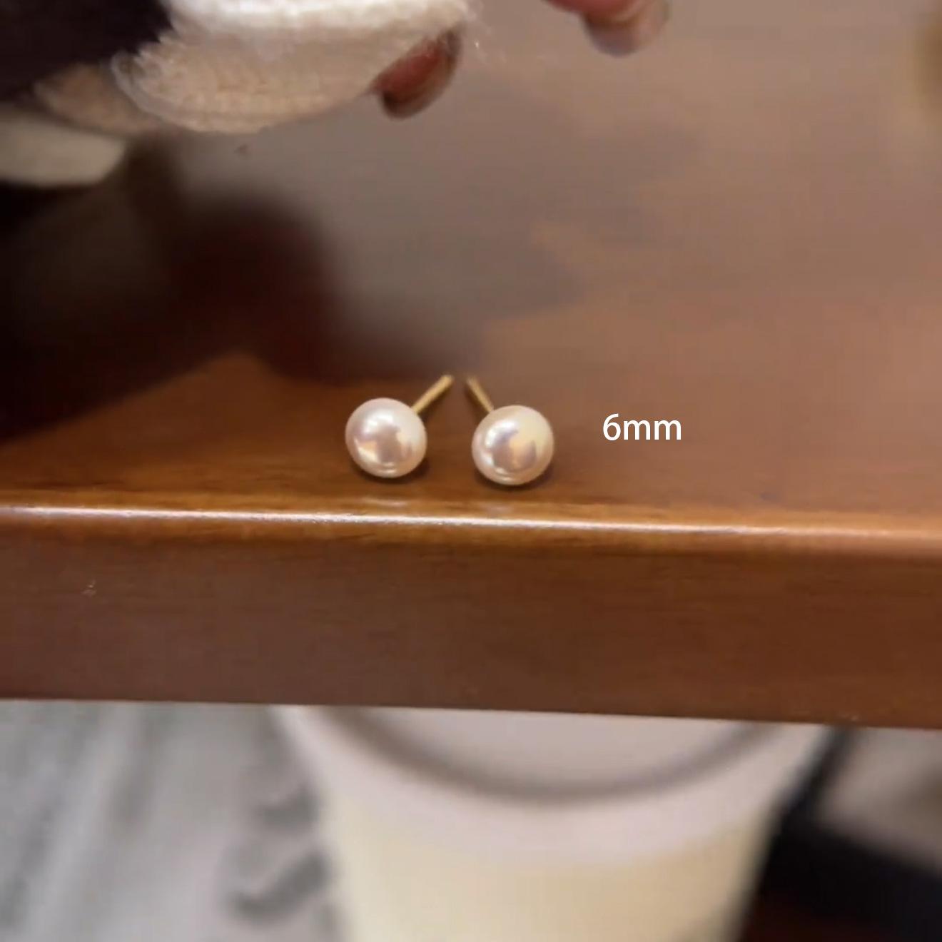 Flat Round High-end Minimalist Elegant Earrings