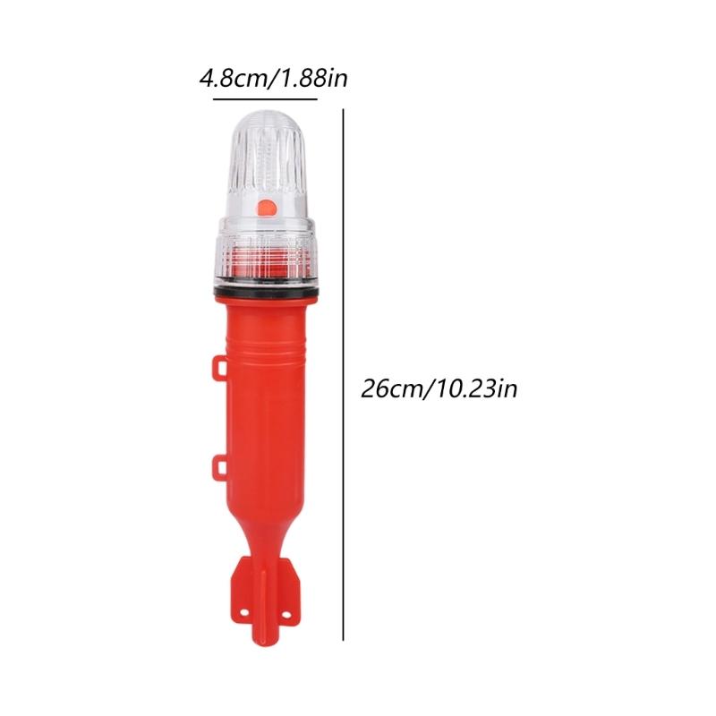 LED Fishing Lamp Marine Signal Light Positioning Flashing Light Fishing Net Warning Light
