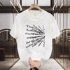 Short Sleeve Cotton Men'S Printed T-Shirt Trend Men'S And Women'S Versatile Crew Neck T-Shirt Men'S