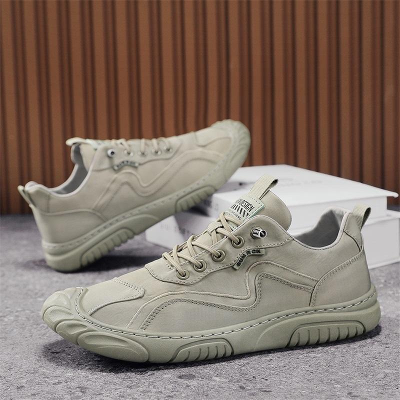 

2025 Summer Men s Black Mesh Breathable Thin Sport Casual Shoes Anti-Slip Work Safety Footwear 44 зелёный