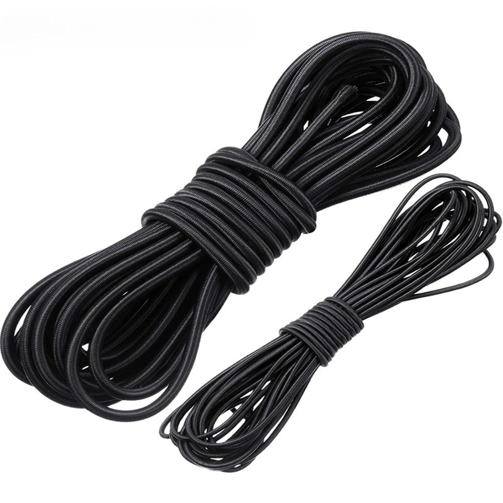 Zubehör zum Nähen Gummi Elastisches Band Bänder Stoß Starkes Seil Slips Saugfähig Bungee 10 Meter Gummibänder DIY Bekleidung Kunsthandwerk