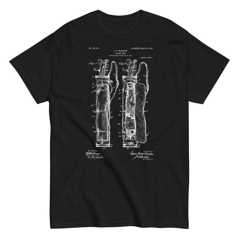 

1905 Golf Bag Patent Unisex Classic T-Shirt XL