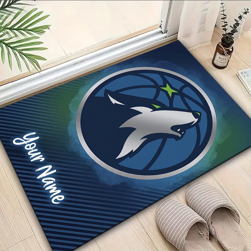 Custom Name Rug Minnesota Logo Area Rug Suitable for Indoor And Outdoor,Carpets for Homes, Offices,Living Rooms,Home Decor,Christmas Gift
