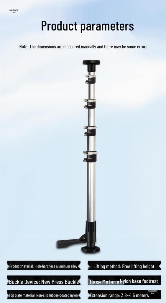 Adjustable Aluminum Alloy Ceiling Infrared Support Rod with Universal Pan Tilt