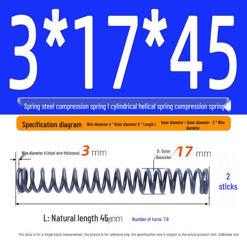 Compression Spring Y-Type Shock Absorbing Coil 3*16/17/18/19/20