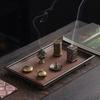 Square Vertical Incense Burner Alloy incense holder sahumerios holder Incense Cones Sandalwood Chinese Plum Inense Burners XX002