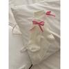 Ladies Spring and Summer Bow Small Fresh Ballet Wind Drum Pile Socks