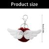 Lovely And Edgy Bat Wing Keychain With Soft Pendant Ideal For Decorating Bags Keys Or Personalize Belongings