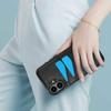 For iPhone 16 Case Card Slot Slim-Fit PU+TPU Mobile Cover