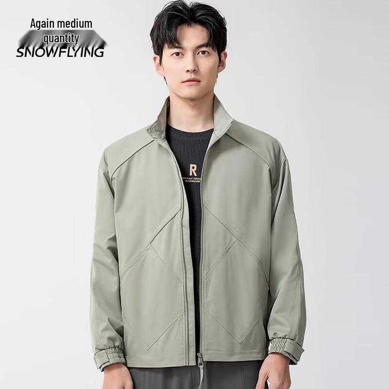 

Xuezhongfei Men s Stand-Up Collar Casual Jacket M