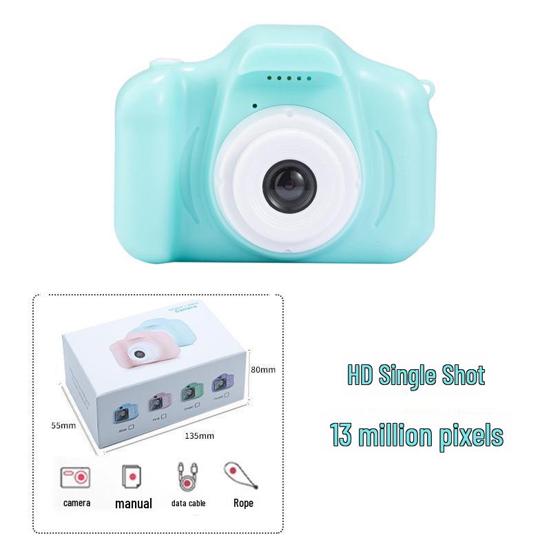 Çocuk HD Dijital Çizgi Film Kamera - Çocuklar İçin Mini Oyuncak Doğum Günü Hediyesi