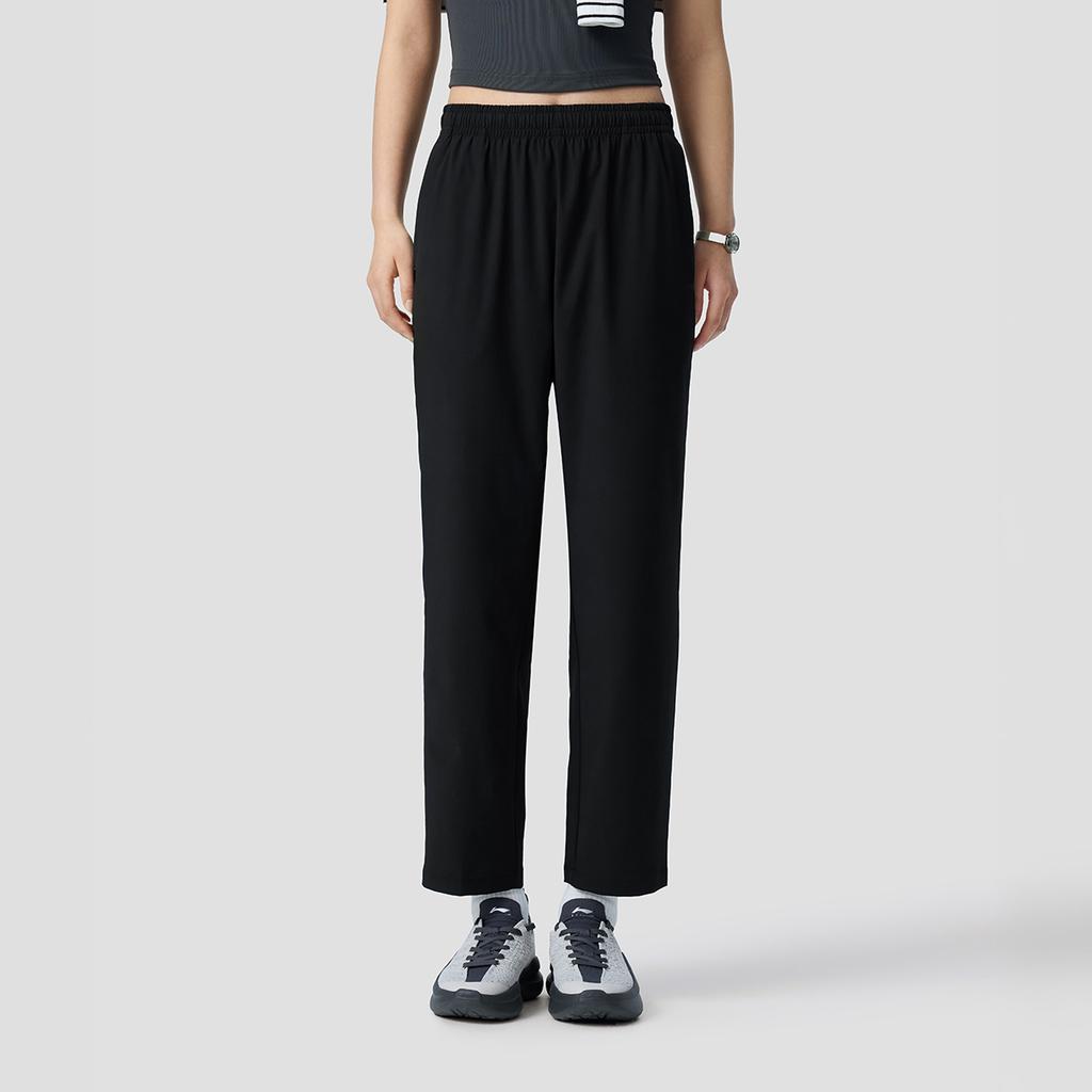 Li Ning Fitness Series Letter Print Brand Logo Casual Pants Women Pants AYKW868-2
