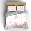 Decorazione Camera Bambini Tema Sirenetta Morbido Set Biancheria da Letto Amico della Pelle Include 1 Copripiumino e 2 Federe Regalo