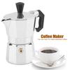 30Ml 1 Cup Aluminum Italian Type Moka Pot Coffee Maker Stove Home Office Use