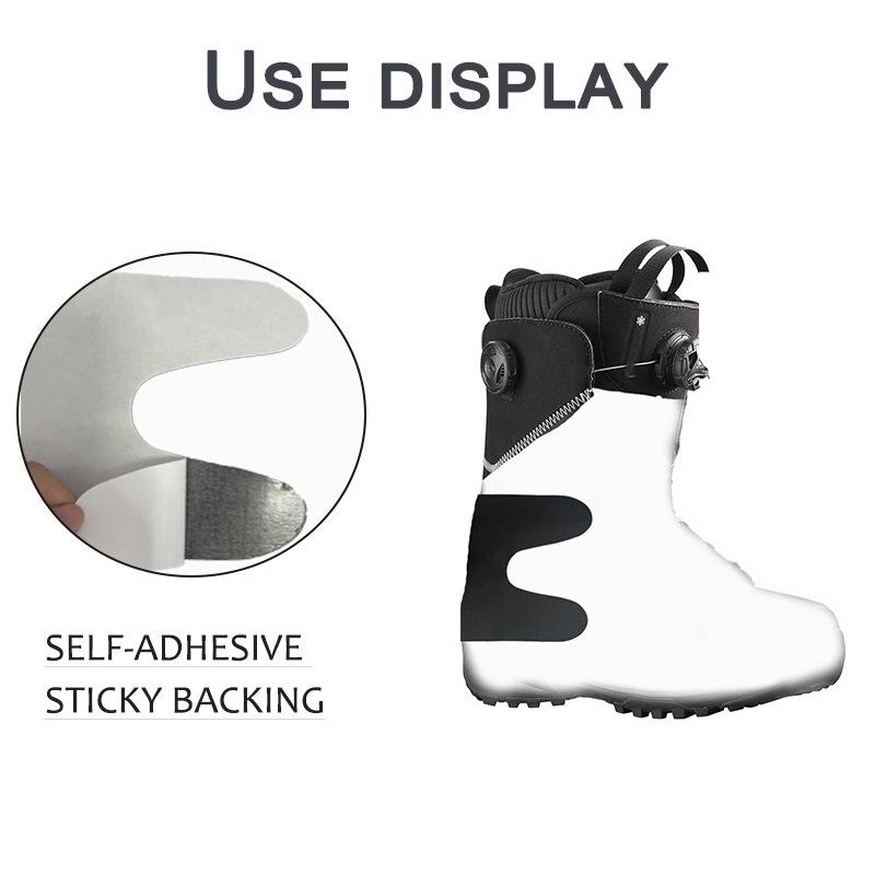 6Pcs/6Pairs Ski Boot Pads Snowboard Adhesive Foam Pads Ski Boot Ankle Wrap Pads Adhesive Snowboard And Ski Boot Fitting Pads