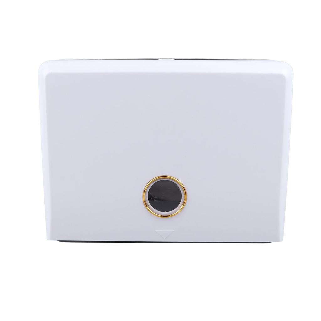 Wall Mounted Tissue Box Plastic White Wearproof Easy To Clean Wall Hanging Tissue Holder for Home