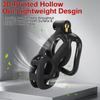 Sex Toys Male chastity cage with elastic band and invisible lock + 4 This size ring | Lightweight and comfortable design,Suitable for long-term