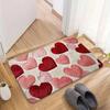 Flower Letter Absorbent Mat Love Heart Door Mat Stain-resistant Floor Mat  Entrance Hall