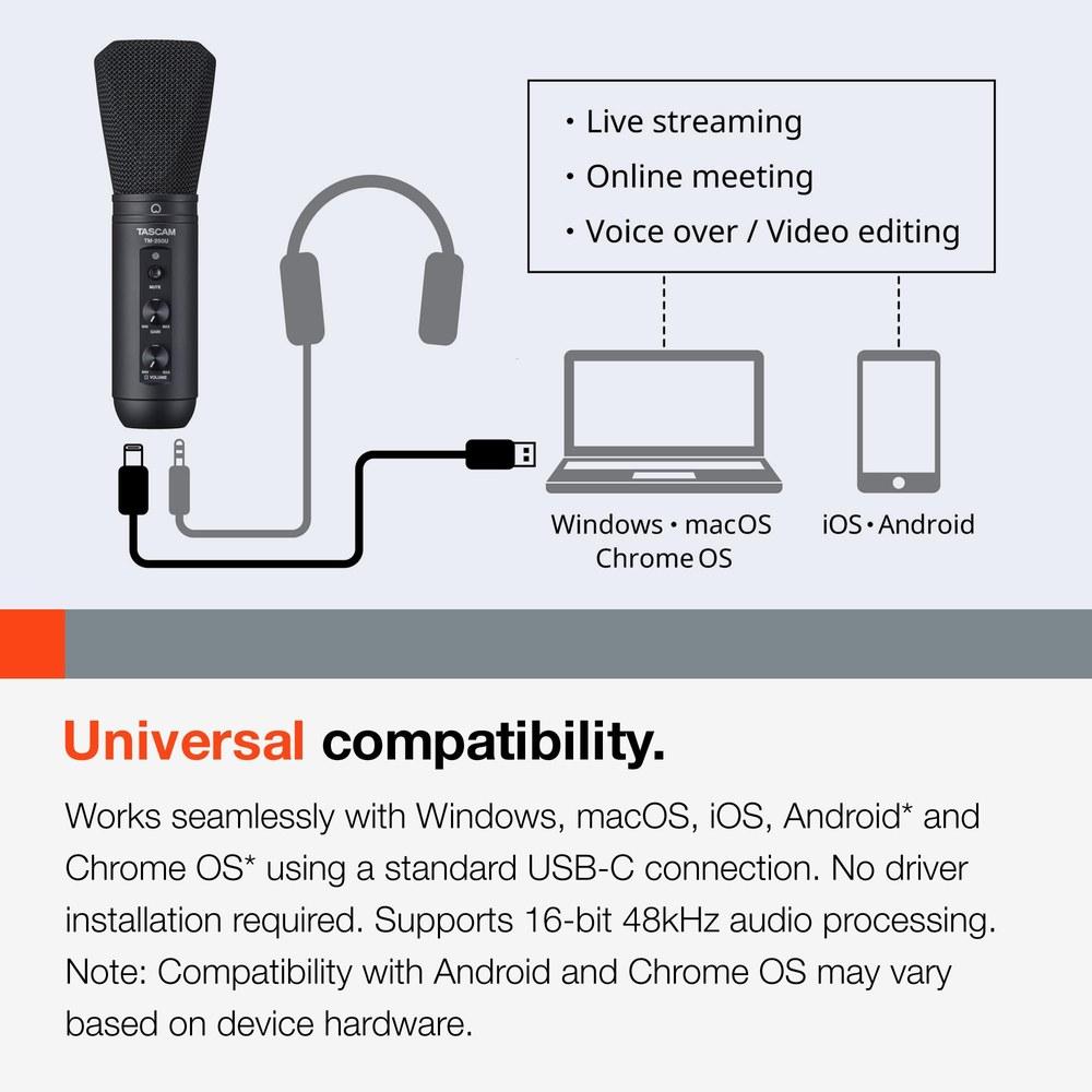 Tascam TM-250U USB Microphone