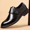 Summer new leather shoes men's business dress wedding shoes platform men's shoes British casual leather shoes foreign trade