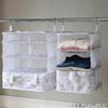 NITORI Deco Home Travel Hanging Storage BW M Size 2117300018371 Off-White