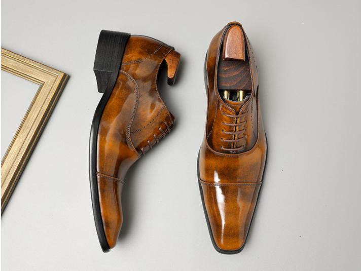 Mens Formal Shoes Luxury Brand Handmade