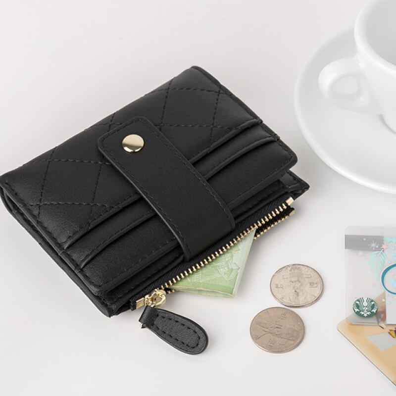 Gestepptes Portemonnaie und Münzbeutel Kartenhalter AC-9200C