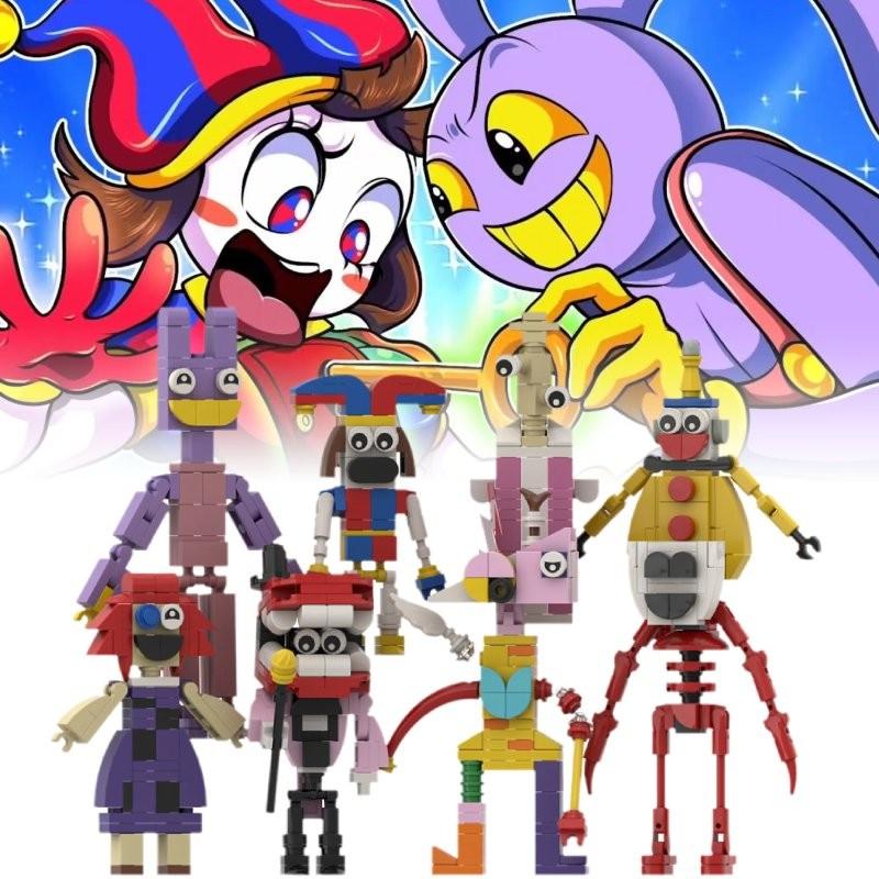 Magical Number Circus Building Blocks Set With 8 Colorful Plastic Models For Creative Play