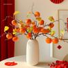 Persimmon Fruit Flower Arrangement: New Year's Dried Floral Decoration