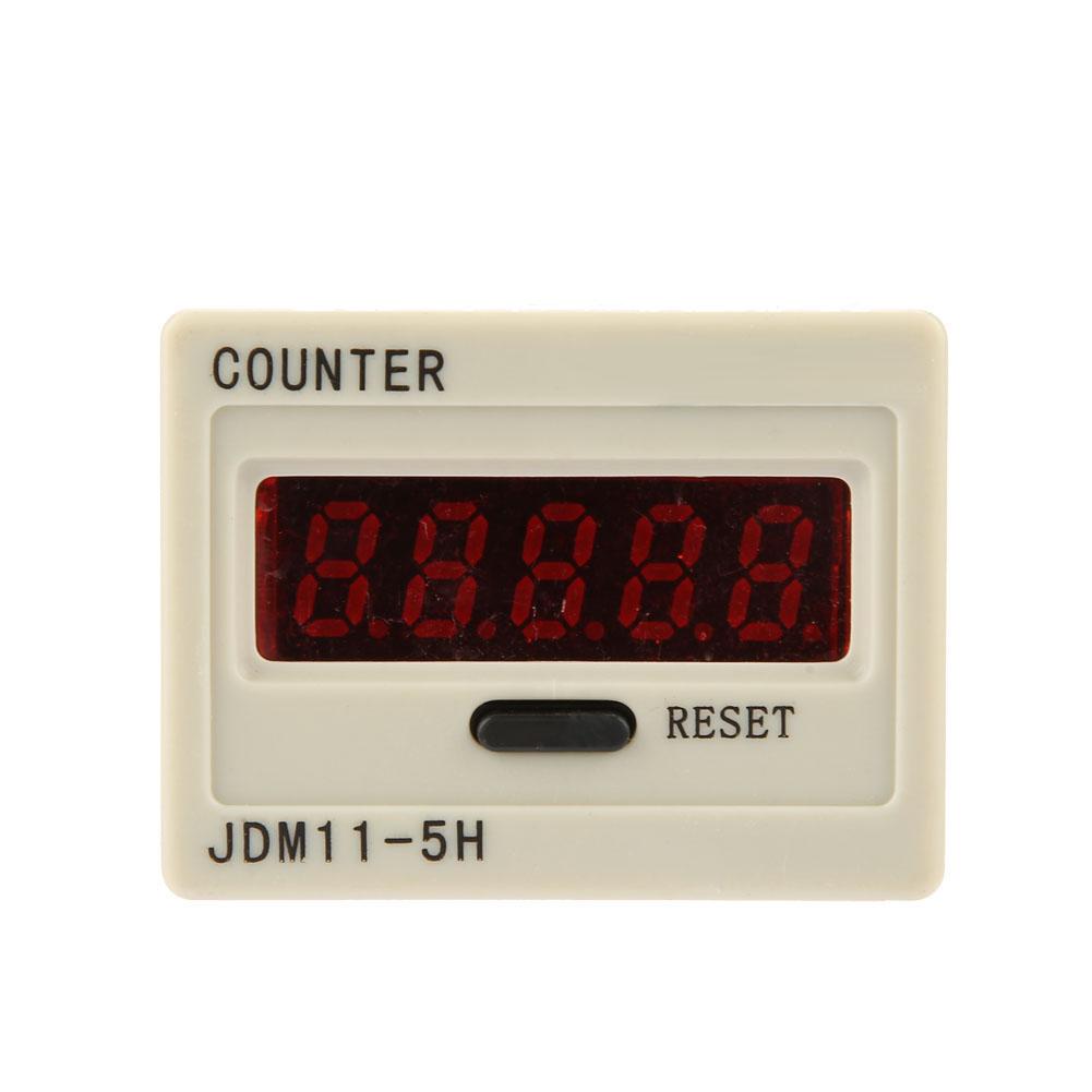 JDM11 5H 5 Digit Display Electronic Accumulating Counter DC 12V