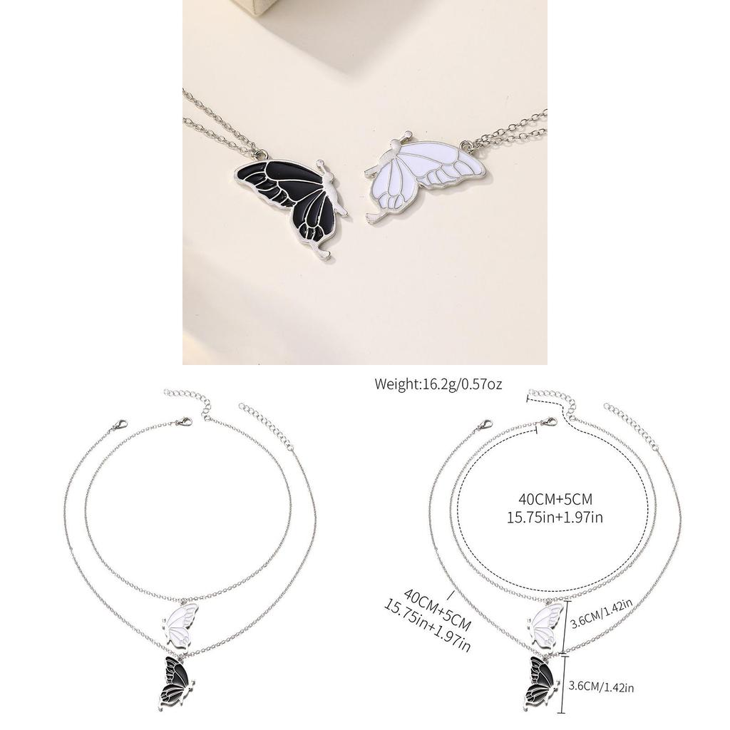 Butterfly Pendant Necklace For Women Men Animal Themed Jewelry Gift For Fall Winter Fashion
