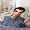 Josh Hutcherson Poster Printed Flannel Blanket Soft Comfortable Home Travel Bed Plush Birthday Gift Fans Gift
