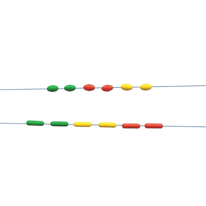 100 Pcs Silicone Fishing Oval/Cylinder Float Stop Stoppers Fishing Float Fishing Bobber Fishing Tackle Accessories