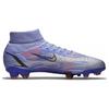 Nike Mercurial Superfly 8 Fg Kylian Mbappe Vlammen Paarse Zool DJ3977-506