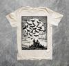 90. léta Středověké Netopýři Grafika Vintage Retro Tričko Emo Goth Tričko Čarodějnice Temné Umění Unisex Tričko