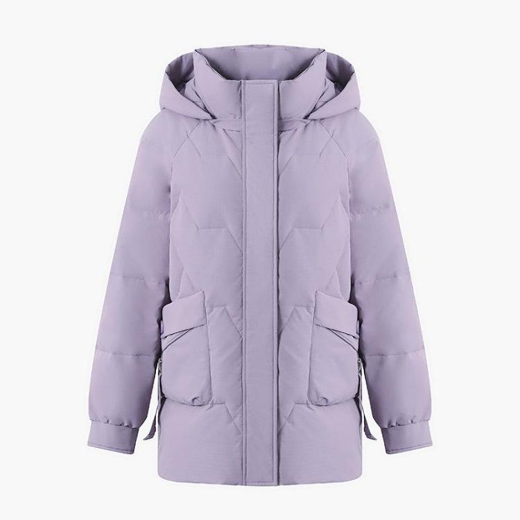 Women Down Jacket Winter Coat Mid Length Thickened Large Size Middle Aged Mother Warm Winter Jacket for Elderly Women