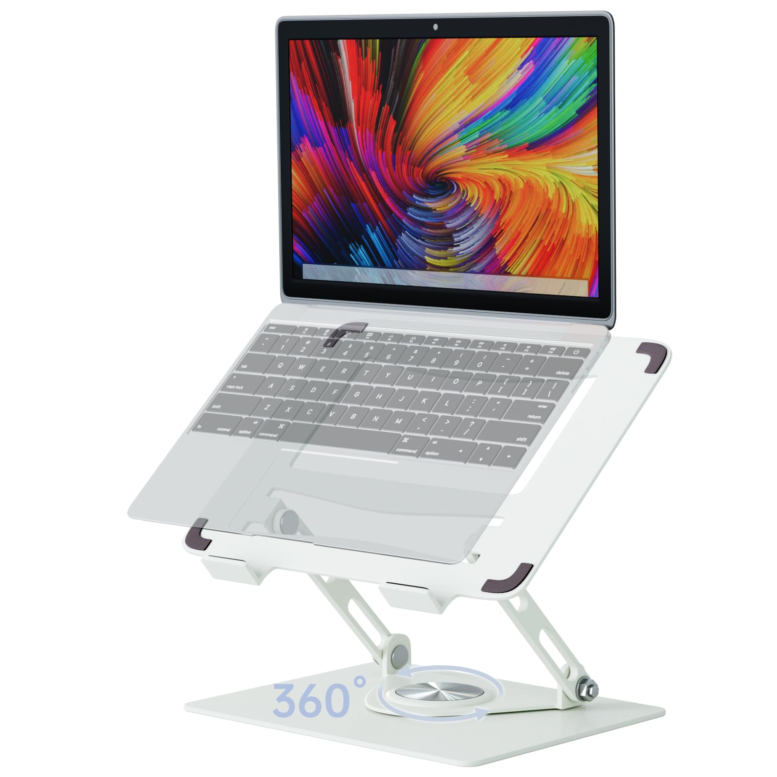 

MOHOPE Ноутбук Компьютер 360 Градусов Компьютер Ноутбук iPad Высота Планшет Складной Ноутбук Ноутбук Снимает Жар Спины Подходит до Легко Носить Подставка, Подставка, белый