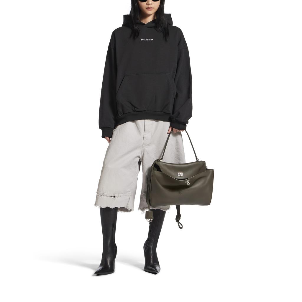 Balenciaga Logo-print Hoodie 767877TPVK21569