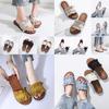 Korea Style Ladies Womens Flats Slip On Comfy Flip Flop Slider Slippers Sandals In Chic Colors