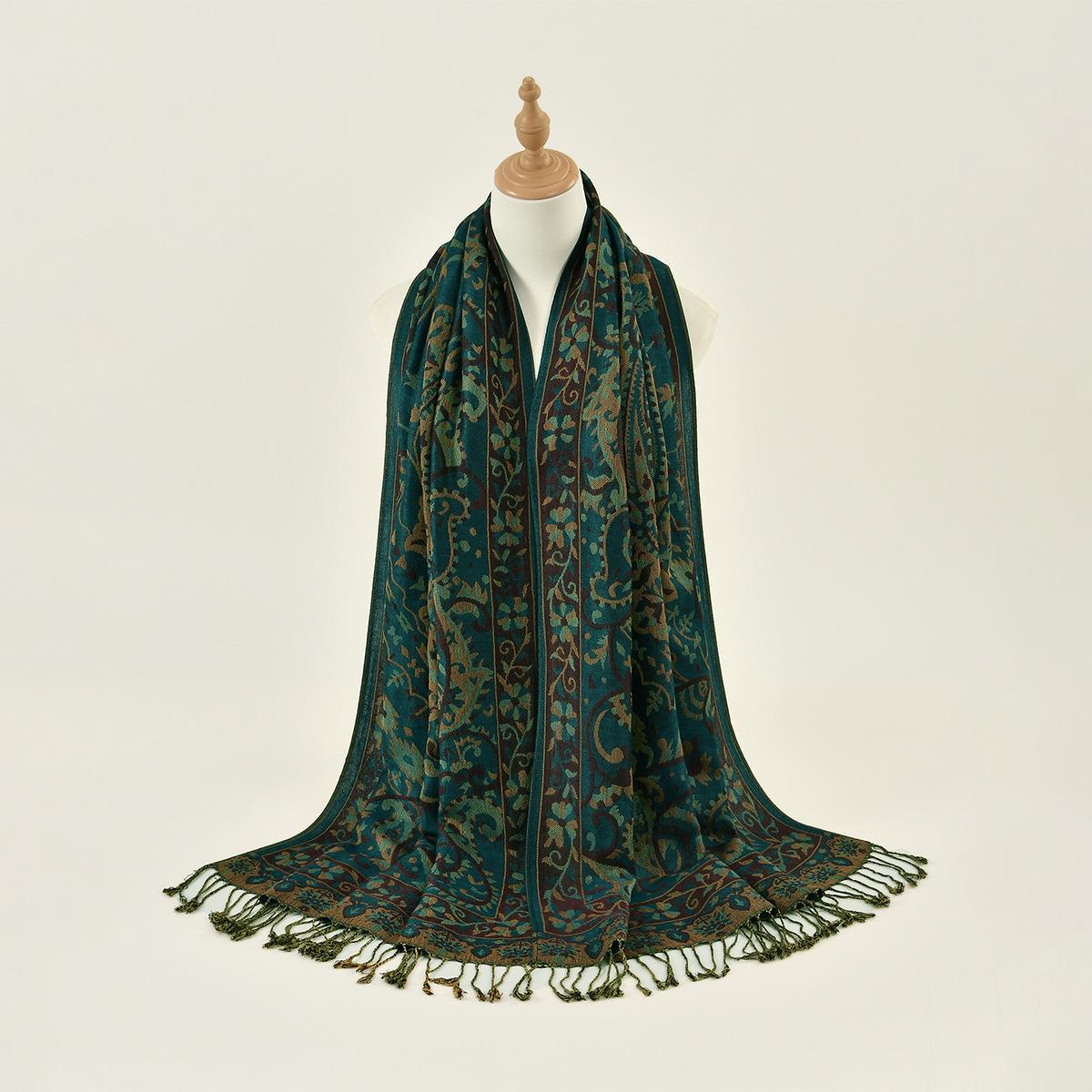 

Этнический стиль кешью вышитый полиэстер длинное полотенце универсальная мода высокое качество женская дорожная шаль 190*70cm