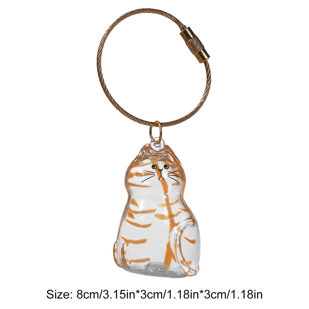 

Clear Pet Hair Keepsake Box DIY Memorial Gift Cat Fur Storage Container Pet Hair Memorial Keychain for Pet Lovers Home Display