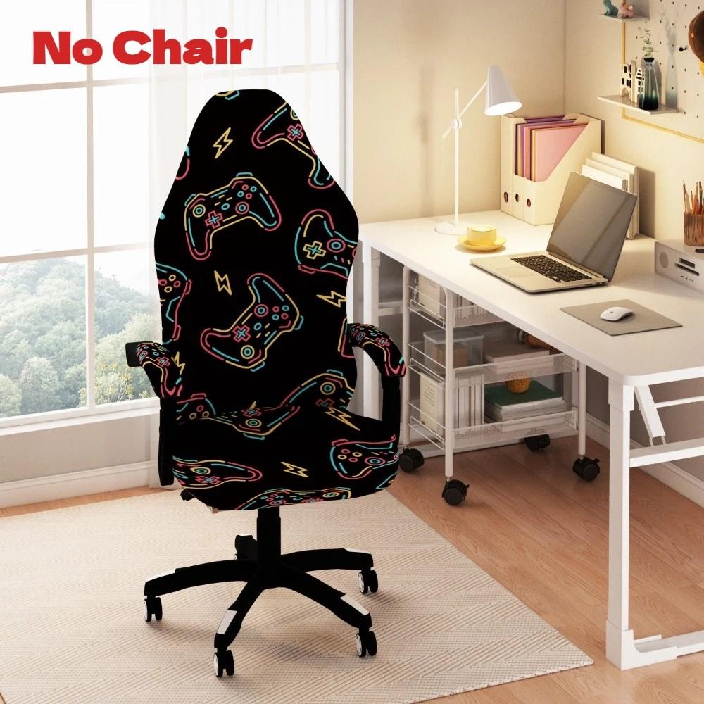 Bunte Sesselbezüge Weiche Elastizität Computer-Sitzbezüge Gaming-Sesselbezug
